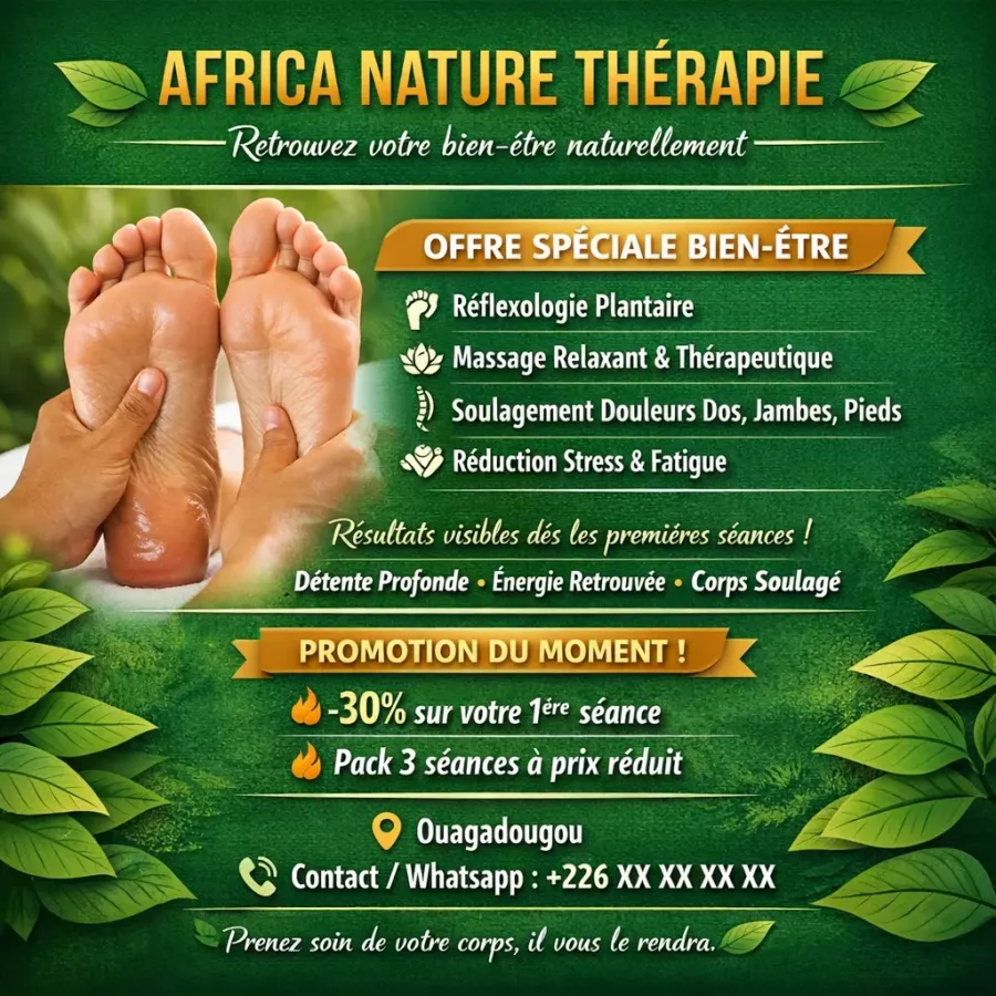 AFRICA NATURE THÉRAPIE - Massage - Ouaga 2000 (Ouagadougou)